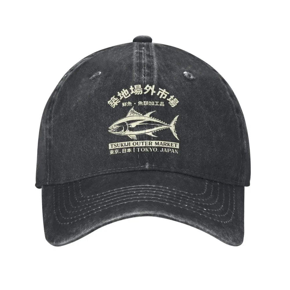 Tsukiji Fish Market Tokyo Baseball Cap