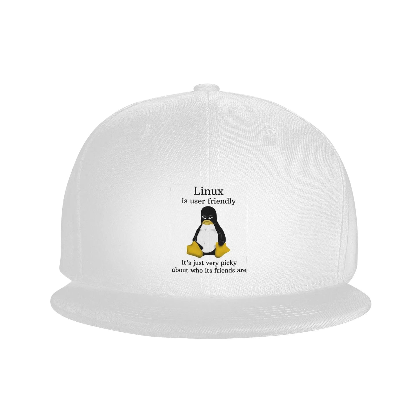Linux User Friendly Picky Breathable Unisex Snapback Cap