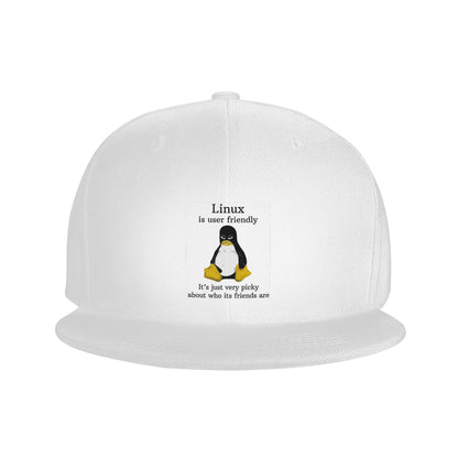 Linux User Friendly Picky Breathable Unisex Snapback Cap