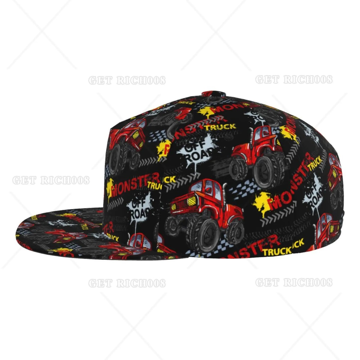Monster Truck Snapback Cap