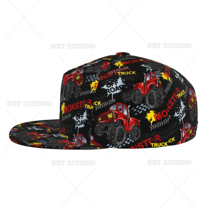 Monster Truck Snapback Cap