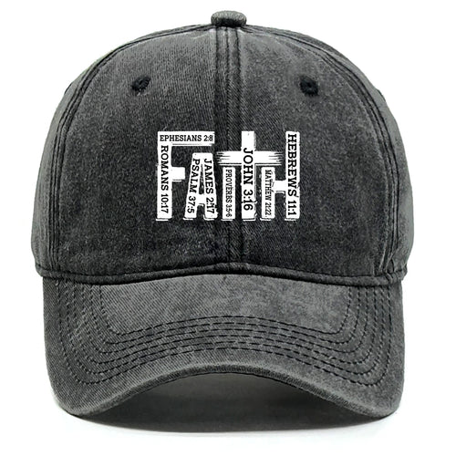 Faith Printed Adjustable Snapback Retro Baseball Cap