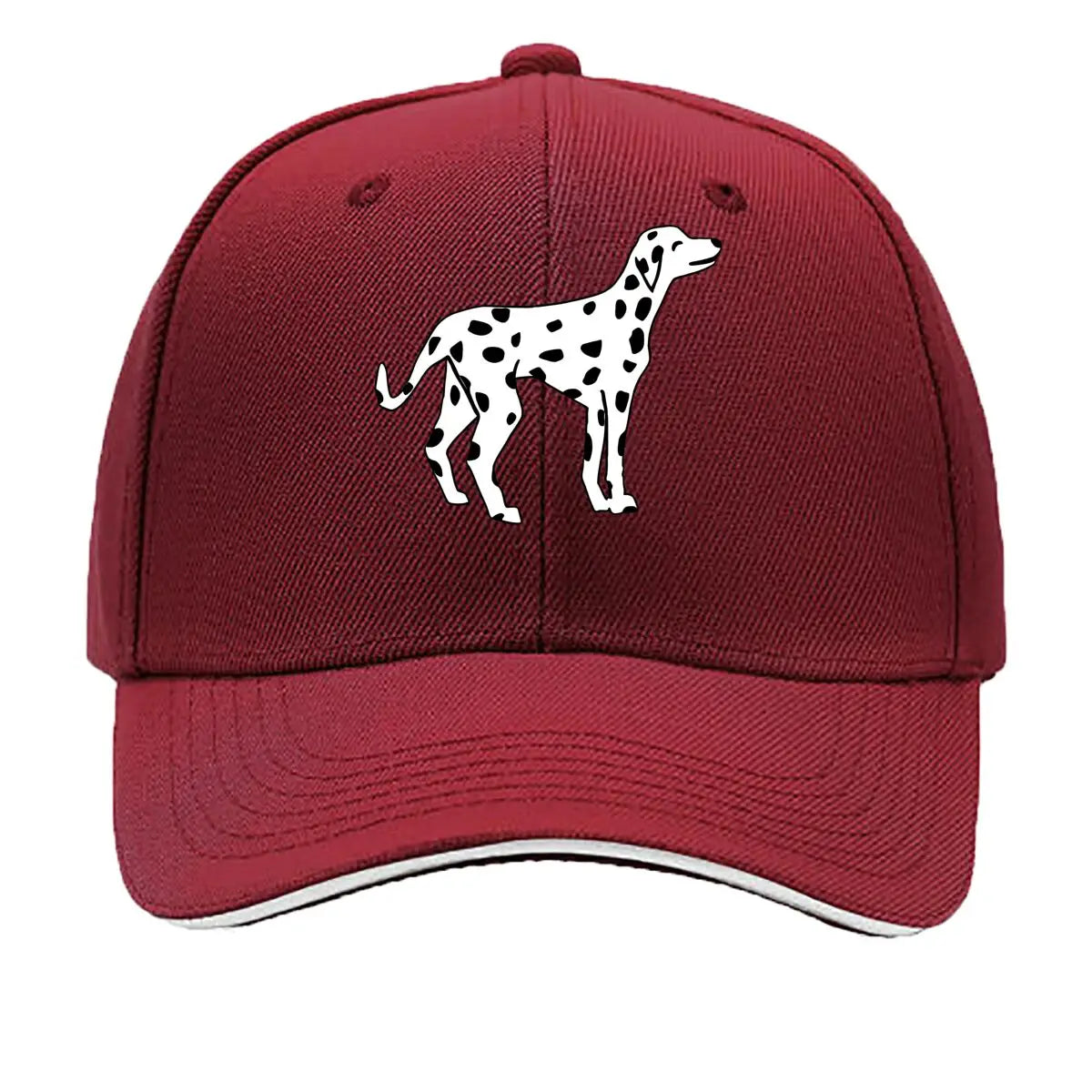 Cartoon Spotted Dog Printed Lightweight Sandwich Baseball Cap