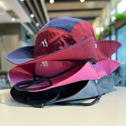 Quick-Dry Adjustable Polyester Bucket Hat
