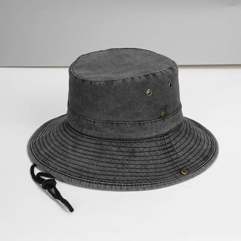 Oversize Outdoor Fishing Wide Brim Bucket Hat