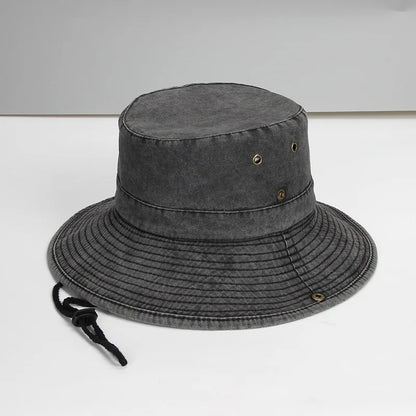 Oversize Outdoor Fishing Wide Brim Bucket Hat