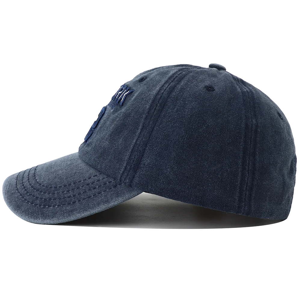 Cotton Embroidered Soft Top Snapback Baseball Hat
