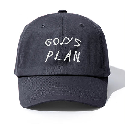 Gods Plan Embroidery Dad Baseball Cap