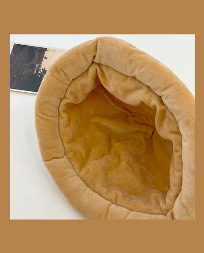 Rilakkuma Plush Bear Ear Bucket Hat