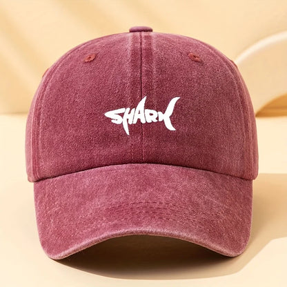 Shark Print Baseball Cap