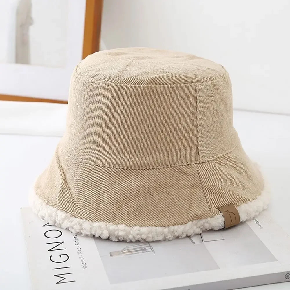 Reversible Lambswool Winter Bucket Hat