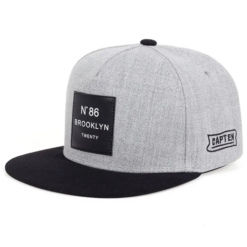 Unisex Brooklyn Print Label Embroidery Hip-hop Hats