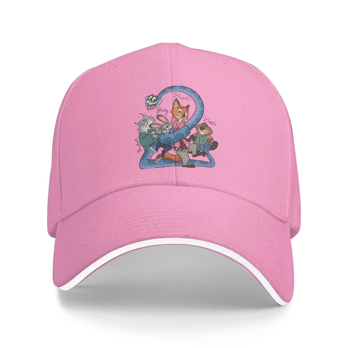 Zootopia Friends Casual Streetwear Snapback Baseball Cap