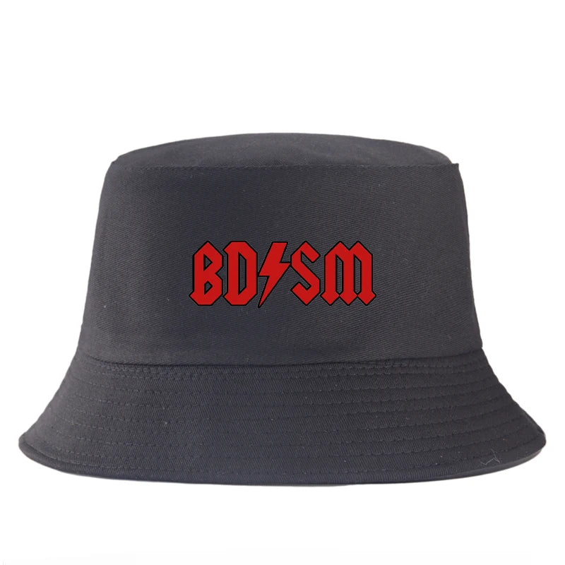 BDSM Letter Printed Reversible Bucket Hat