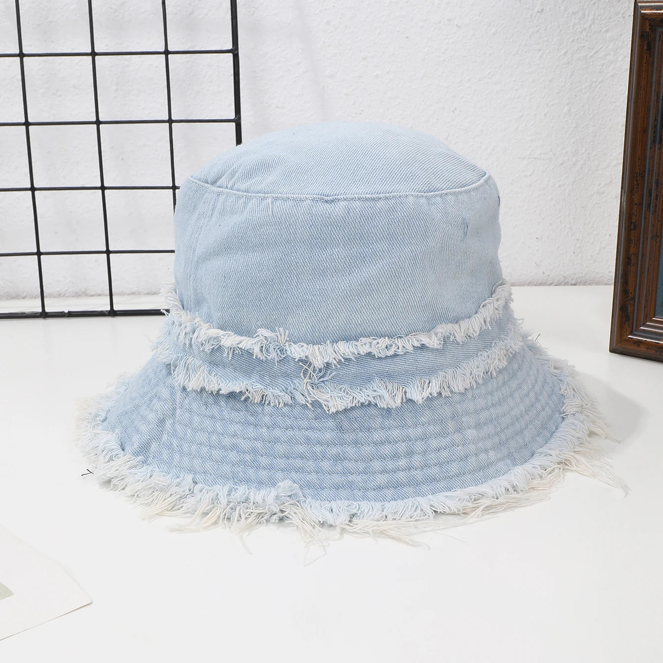 Japanese Retro Denim Fisherman Hat