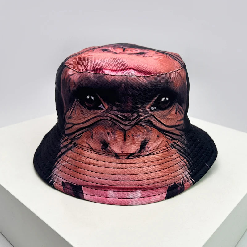 Funny Animal Print Reversible Bucket Hat
