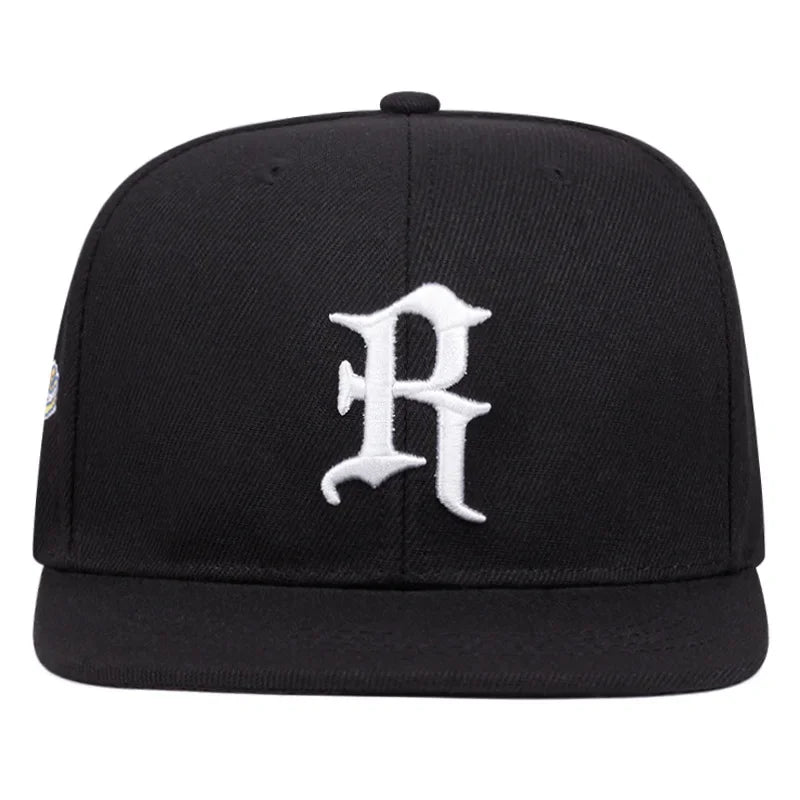 Fashion Primary Logo Embroidered Hip Hop Snapback Cap