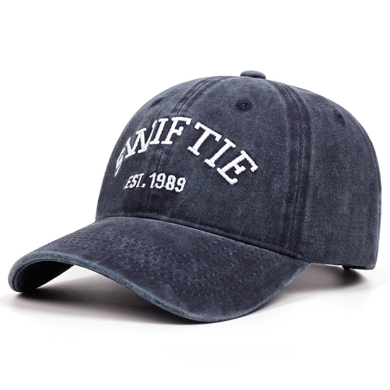 Swiftie Washed Letter Embroidery Baseball Cap