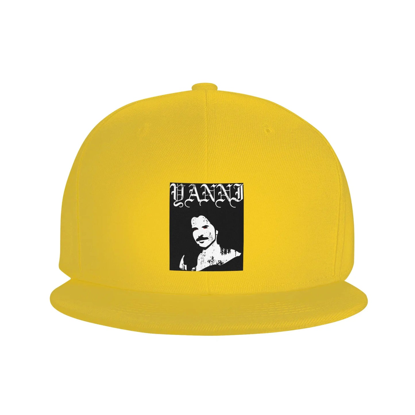 Yanni Black Metal Breathable Unisex Snapback Cap