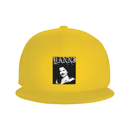 Yanni Black Metal Breathable Unisex Snapback Cap