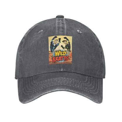 Wild Kratts Washed Denim Baseball Cap