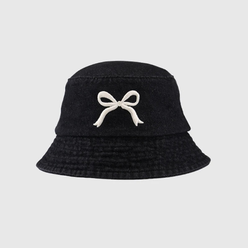 Black Cowboy Fashion Versatile Bucket Hat