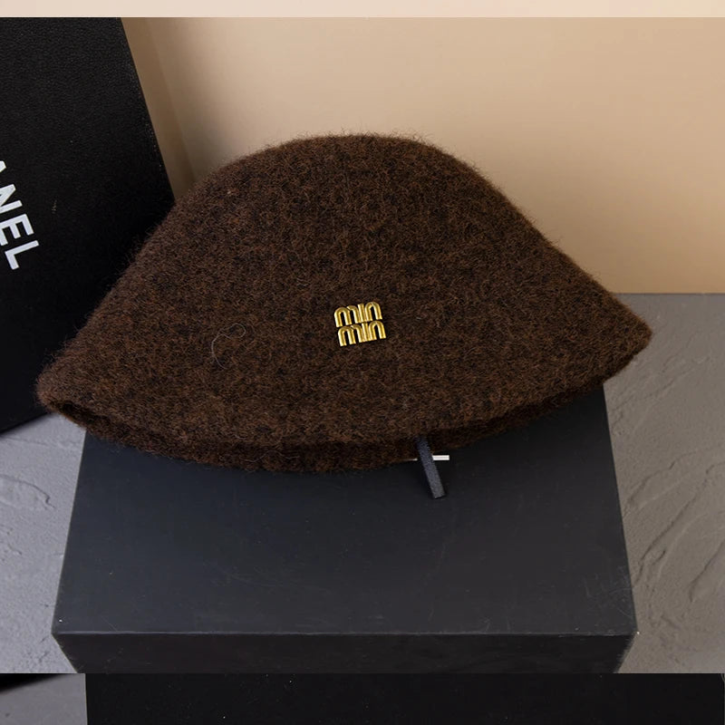 Luxury Fluffy Wool Winter Bucket Hat