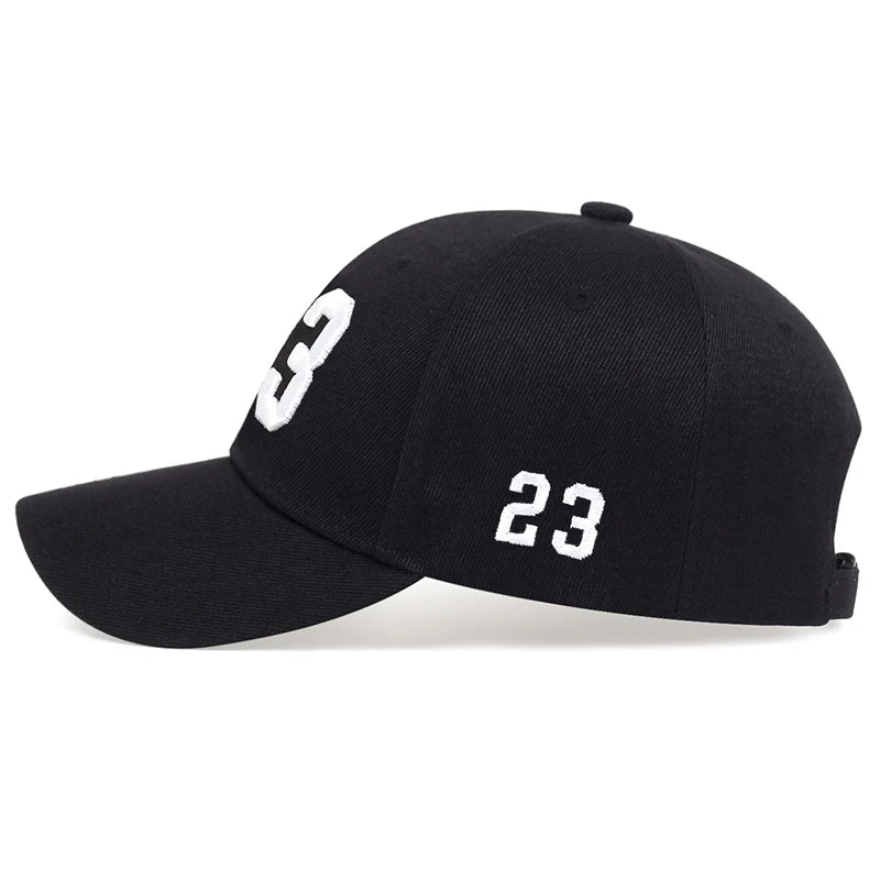 Unisex 23 Embroidery Baseball Caps Spring Autumn
