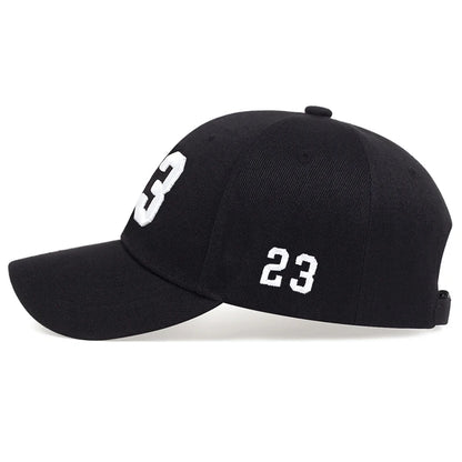 Unisex 23 Embroidery Baseball Caps Spring Autumn