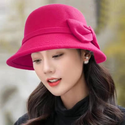 Trendy Vintage British Wool Bucket Hat