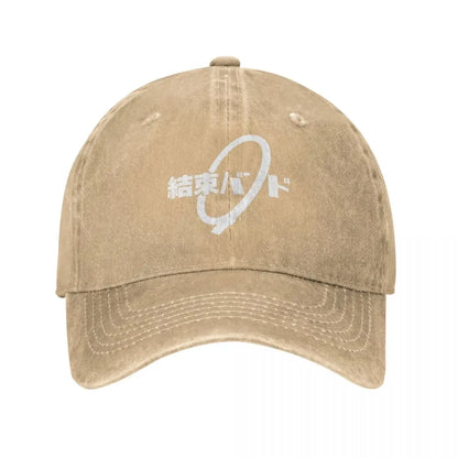 Bocchi The Rock Distressed Denim Baseball Cap