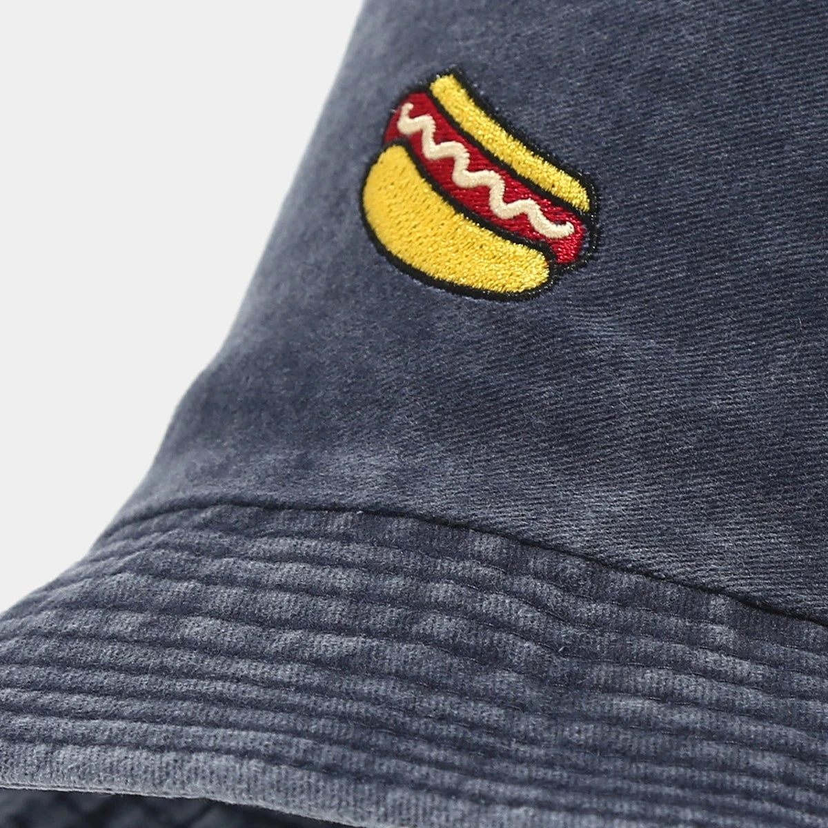 American Retro Washed Hot Dog Bucket Hat