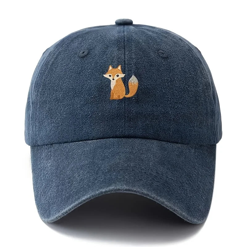 Cute Fox Print Daily Casual Baseball Cap