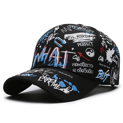 Finger Embroidery Hip Hop Trucker Baseball Cap