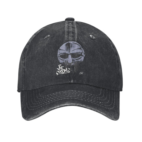 MF Doom Washed Breathable Snapback Baseball Cap