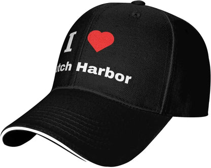 I Love Dutch Harbor Snapback Baseball Cap