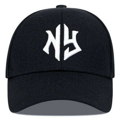 Letter Embroidered Cotton Snapback Cap