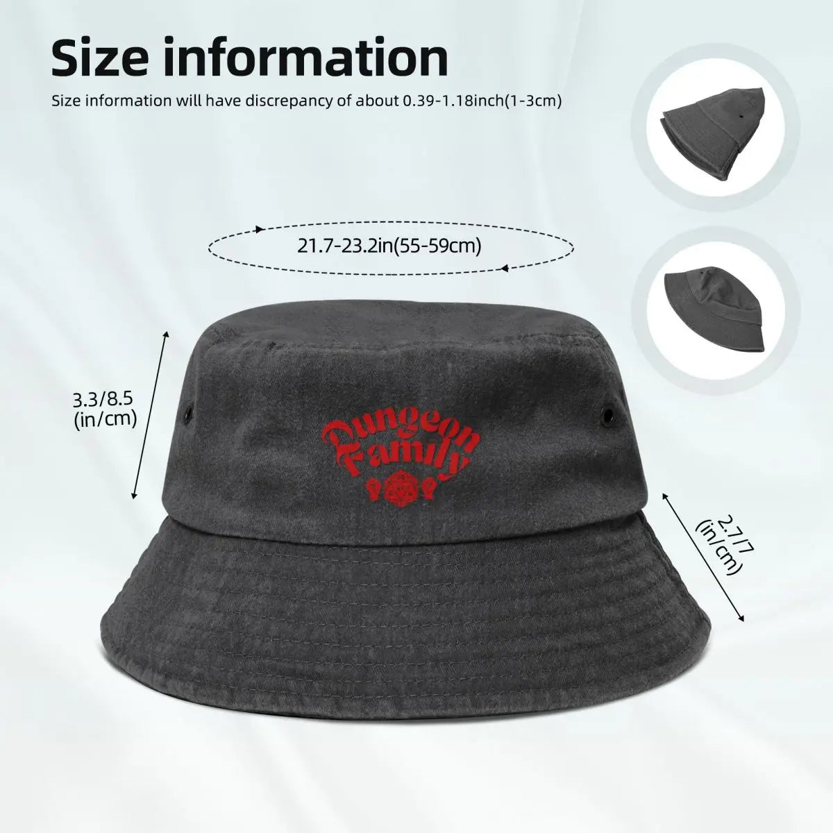 Dungeon Family DND Logo Funny Bucket Hat
