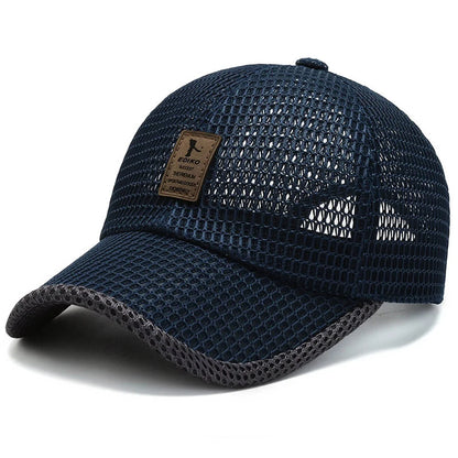 Unisex Label Mesh Breathable Baseball Caps