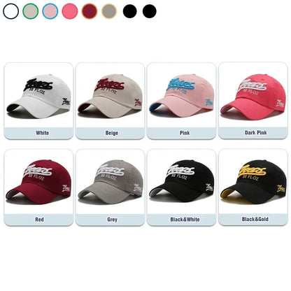 Letter 3D Embroidery Baseball Cap Unisex