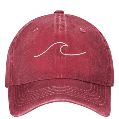 Wave Ripple Simple Logo Trucker Baseball Cap