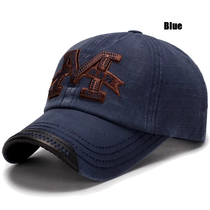 Washed Casual Embroidered Outdoor Baseball Cap