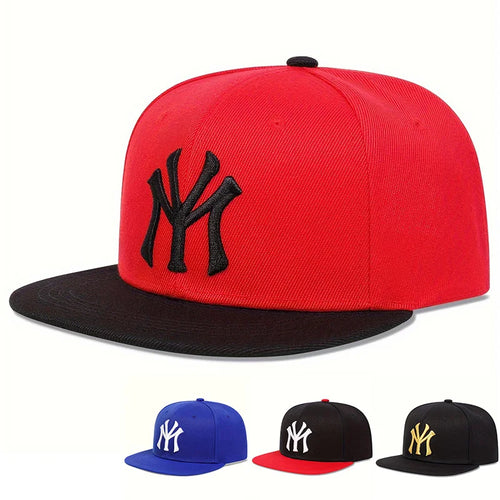 Letter Embroidery Unisex Trucker Snapback Cap
