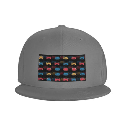 Cute Miata Face Casual Outdoor Snapback Cap