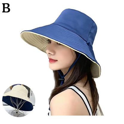 Double-Sided Foldable Bucket Hat