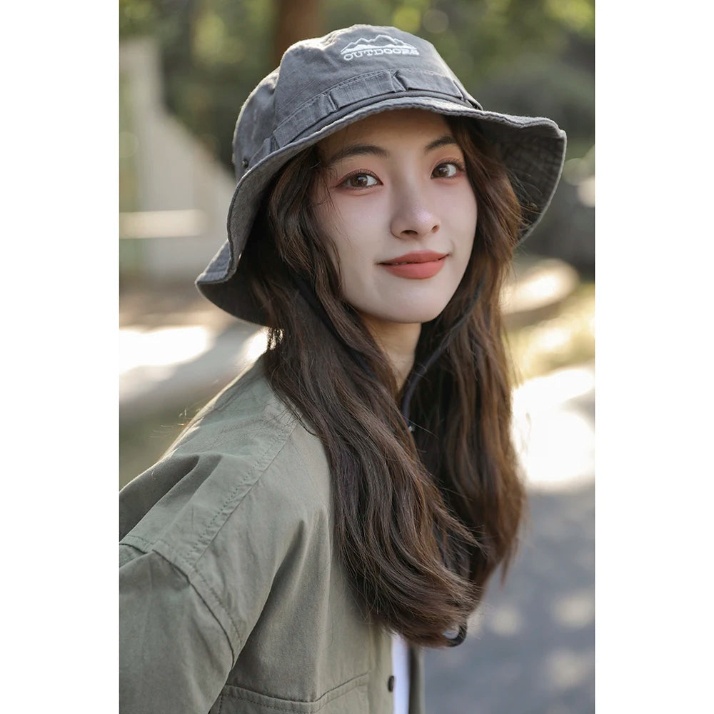 Unisex Summer Bucket Hat Outdoor Cap