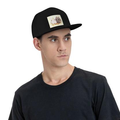 Untamed Wangxian Bunnies Anime Casual Snapback Cap