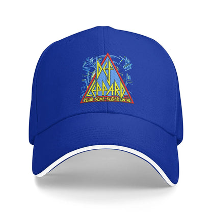 Def Leppard Sugar Logo Retro Trucker Baseball Cap