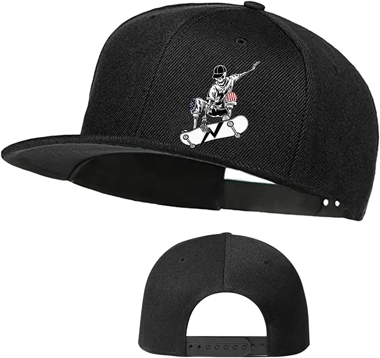 Skull Skateboards Flat Bill Snapback Cap