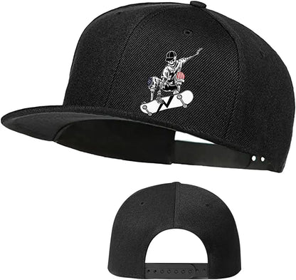 Skull Skateboards Flat Bill Snapback Cap